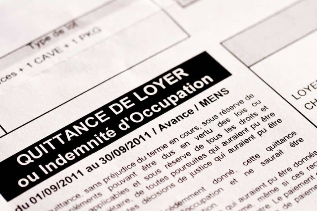 quittance de loyer 1